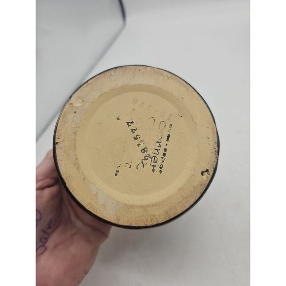 Vintage Oven Proof Copper Crock Club Hammered Bronze Glaze Wisconsin USA Pottery - Picture 7 of 8